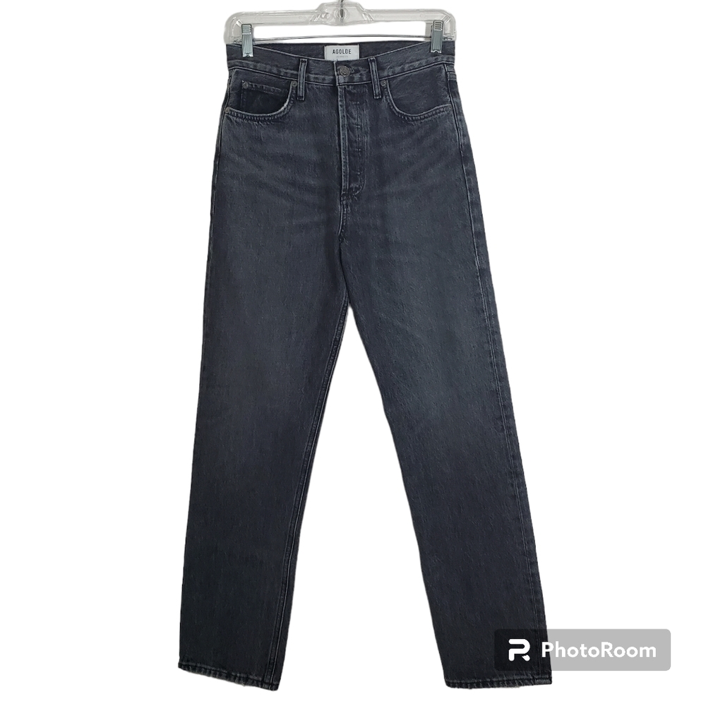 AGOLDE 90's Pinched Waist Denim Jeans in Underground Grey Size 26 Women's
